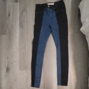 ASOS Blue and Black Skinny Jeans